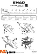 SHAD K0Z667ST STELAŻ KUFRA TYŁ DO KAWASAKI Z650