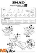 SHAD KSHS0GS77ST STELAŻ KUFRA TYŁ DO SUZUKI GSX-S750