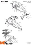 SHAD KSHS0GS77ST STELAŻ KUFRA TYŁ DO SUZUKI GSX-S750