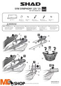 SHAD S0SM15ST STELAŻ KUFRA TYŁ DO SYM SYMPHONY 125 ST