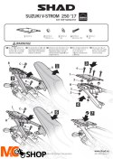SHAD S0VS27ST STELAŻ KUFRA TYŁ DO SUZUKI V-STROM DL 250