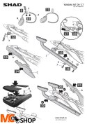 SHAD Y0MT97ST STELAŻ KUFRA TYŁ DO YAMAHA MT 09