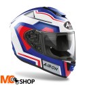 AIROH KASK INTEGRALNY ST501 SQUARE BLUE/RED GLOSS