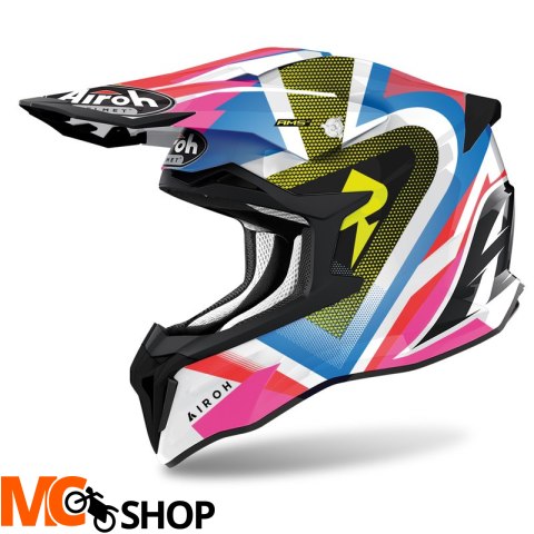 AIROH KASK OFF-ROAD STRYCKER VIEW GLOSS