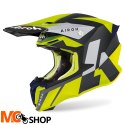 AIROH KASK OFF-ROAD TWIST 2.0 LIFT YELLOW/BLUE MAT