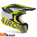 AIROH KASK OFF-ROAD TWIST 2.0 LIFT YELLOW/BLUE MAT