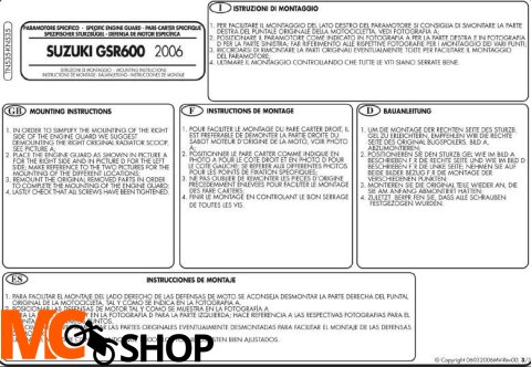 Kappa KN535 GMOLE GSR 600 (06 > 11)