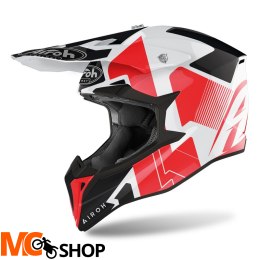 AIROH KASK OFF-ROAD WRAAP RAZE RED GLOSS