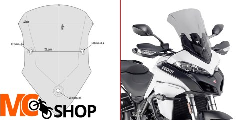 GIVI D7406S SZYBA DYMIONA DUCATI MULTISTRADA