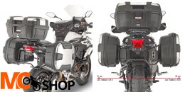 GIVI PL8711 STELAŻ KUFRÓW BOCZNYCH MONOKEY BENELLI TRK502