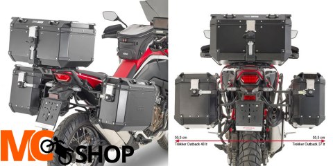 GIVI PLO1179CAM STELAŻ KUFRÓW BOCZNYCH ONE-FIT CAM HONDA CRF1100L