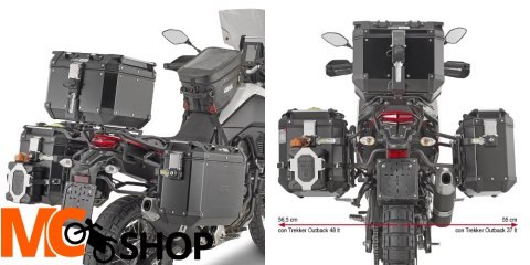 GIVI PLO2145CAM STELAŻ KUFRÓW BOCZNYCH ONE-FIT CAM YAMAHA TENERE