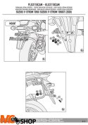 GIVI PLO3118CAM STELAŻ KUFRÓW BOCZNYCH ONE-FIT CAM - SUZUKI V-Strom