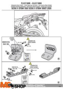 GIVI PLO3118MK STELAŻ KUFRÓW BOCZNYCH ONE-FIT MONOKE SUZUKI V-Strom