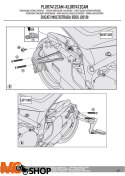 GIVI PLOR7412CAM STELAŻ KUFRÓW BOCZNYCH ONE-FIT CAM DUCATI Multistrada