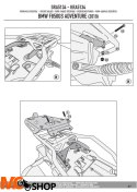 GIVI SRA513 STELAŻ KUFRA CENTRALNEGO Z ALUMINIOWĄ PŁYTĄ BMW F 850