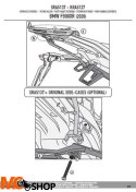 GIVI SRA5137 STELAŻ KUFRA CENTRALNEGO Z ALUMINIOWĄ PŁYTĄ MONOKEY BMW F 900