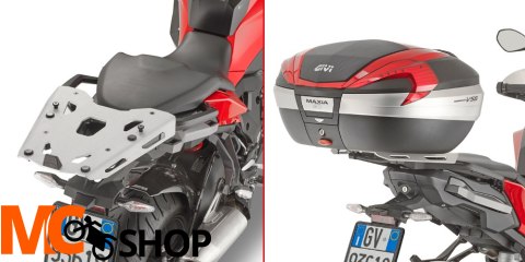 GIVI SRA5138STELAŻ KUFRA CENTRALNEGO Z ALUMINIOWĄ PŁYTĄ MONOKEY BMW S