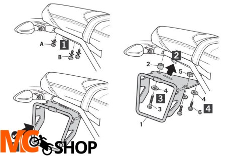 SHAD STELAŻ SAKWY BOCZNEJ SR DO BMW R NINE-T