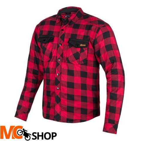 BROGER KOSZULA ALASKA CASUAL RED/BLACK