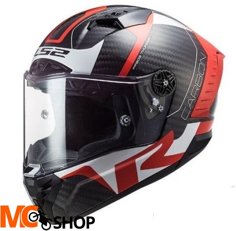 LS2 KASK FF805 THUNDER C RACING1 GL.RED WHITE