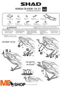 SHAD H0CR61ST STELAŻ KUFRA TYŁ Honda CB650 R (21)