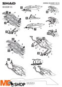 SHAD H0CR61ST STELAŻ KUFRA TYŁ Honda CB650 R (21)