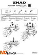 SHAD K0VR37ST STELAŻ KUFRA TYŁ KAWASAKI VERSYS-X 300 (17-19)