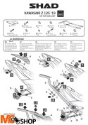 SHAD K0Z119ST STELAŻ KUFRA TYŁ KAWASAKI Z125 (19-20)