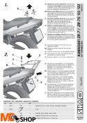 SHAD K0ZR71ST STELAŻ KUFRA TYŁ Kawasaki ZR-7 (S) 2001-2005