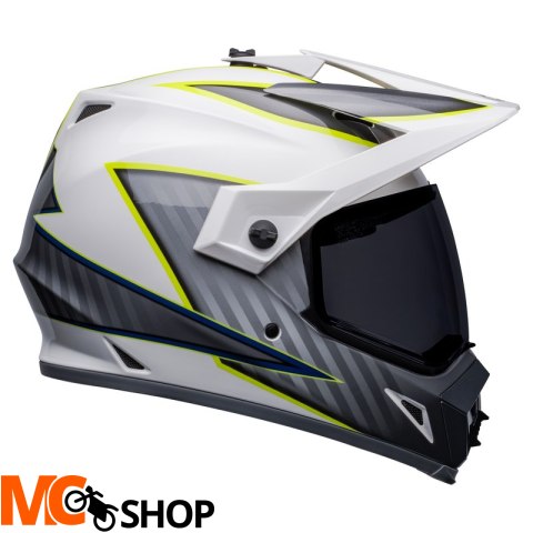 BELL KASK MX-9 ADVENTURE MIPS DALTON WH/HI-VIZ YEL