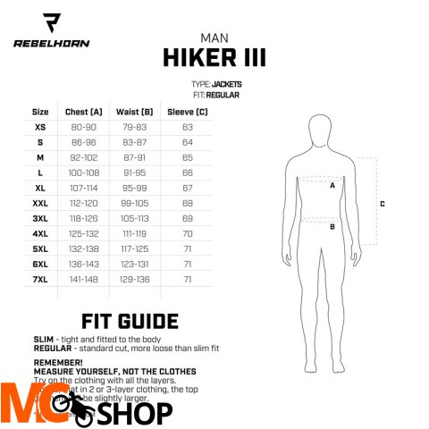 REBELHORN KURTKA TEKSTYLNA HIKER III BLA/G/FLO YEL