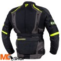 REBELHORN KURTKA TEKSTYLNA PATROL BLACK/FLO YELLOW