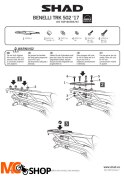 SHAD B0TR57ST STELAŻ KUFRA TYŁ BENELLI TRK 502X 2017