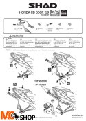 SHAD H0CR69IF STELAŻ KUFRA BOCZNEGO 3P HONDA CB 650 R 2018