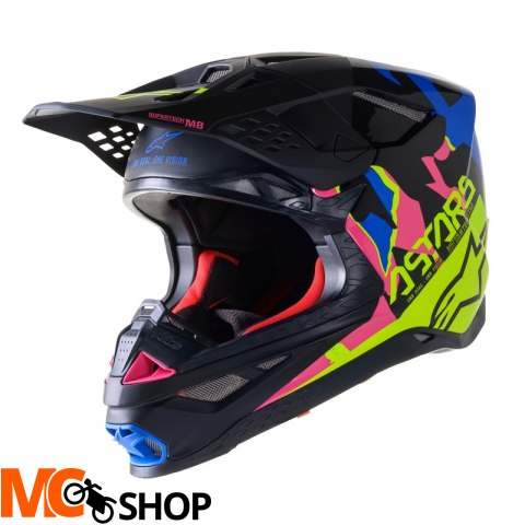 ALPINESTARS KASK OFF-ROAD SUPERTECH S-M8 ECHO B/BL