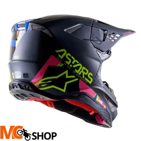 ALPINESTARS KASK OFF-ROAD SUPERTECH S-M8 ECHO B/BL