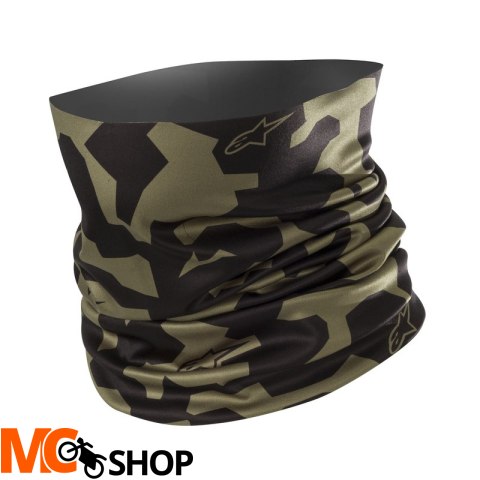 ALPINESTARS KOMIN TERMO CAMO NECK TUBE GREEN BLACK