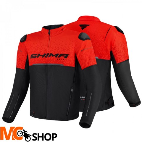 SHIMA KURTKA MOTOCYKLOWA DRIFT MEN RED