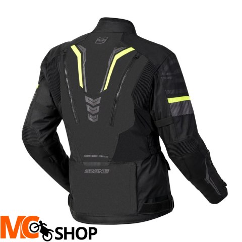OZONE KURTKA TEKSTYLNA TOUR III BLACK/FLUO YELLOW