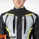 OZONE KURTKA TEKSTYLNA TOUR III BLACK/GREY/FLUO YE