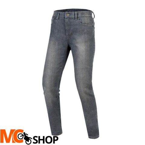 OZONE SPODNIE JEANS STRI LADY SLIM FIT WASHED GREY