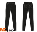 OZONE SPODNIE JEANS STRIKER LADY SLIM FIT BLACK