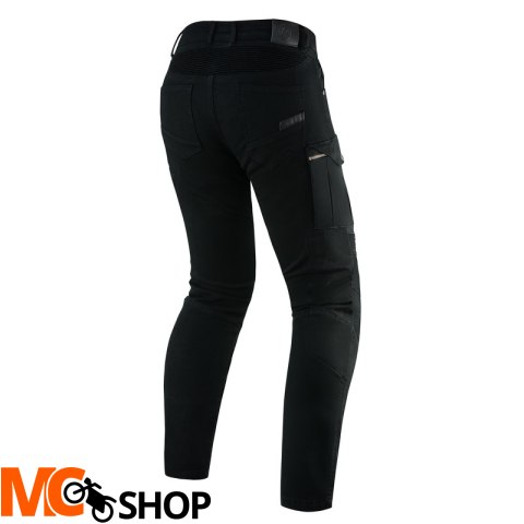 REBELHORN SPODNIE MOTO JEANS VANDAL TWILL BLACK
