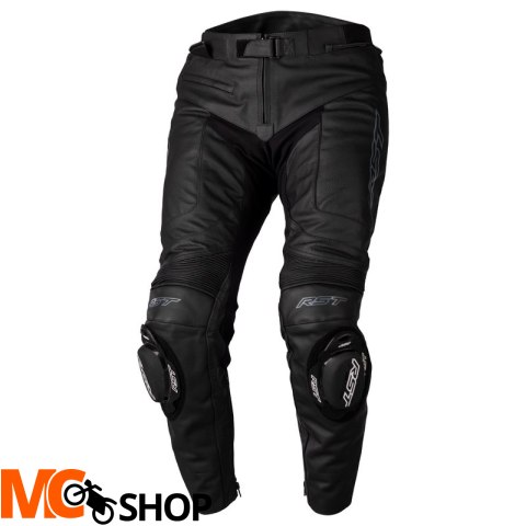 RST SPODNIE MOTOCYKLOWE SKÓRZANE S1 CE BLACK/BLACK