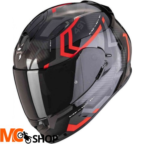 SCORPION KASK INTEGRALNY EXO-491 SPIN BLACK-RED