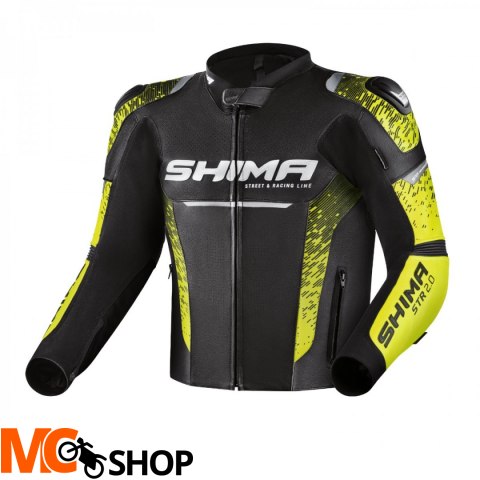 SHIMA KURTKA MOTOCYKLOWA STR 2.0 JKT BLK FLUO