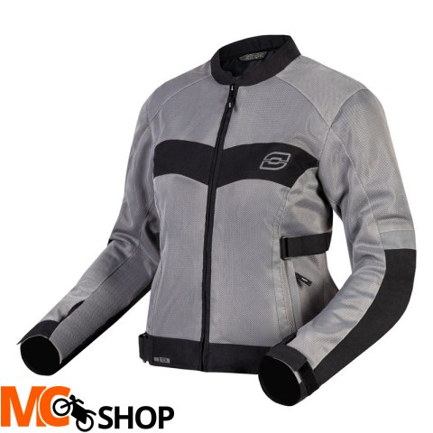 OZONE KURTKA MOTO TEKSTYLNA DART LADY SILVER/BLACK