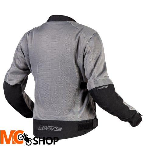 OZONE KURTKA MOTO TEKSTYLNA DART LADY SILVER/BLACK