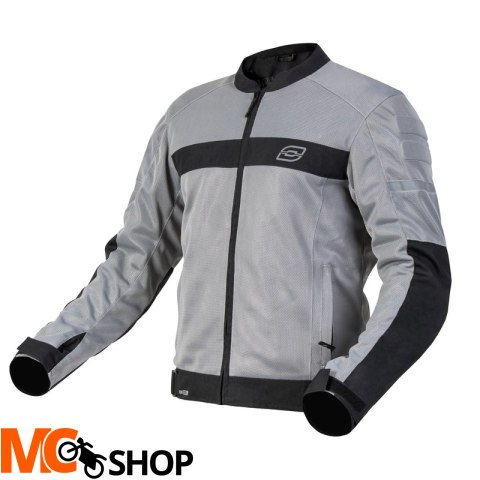 OZONE KURTKA MOTOCYKLOWA TEKSTYLNA DART SILVER/BLA